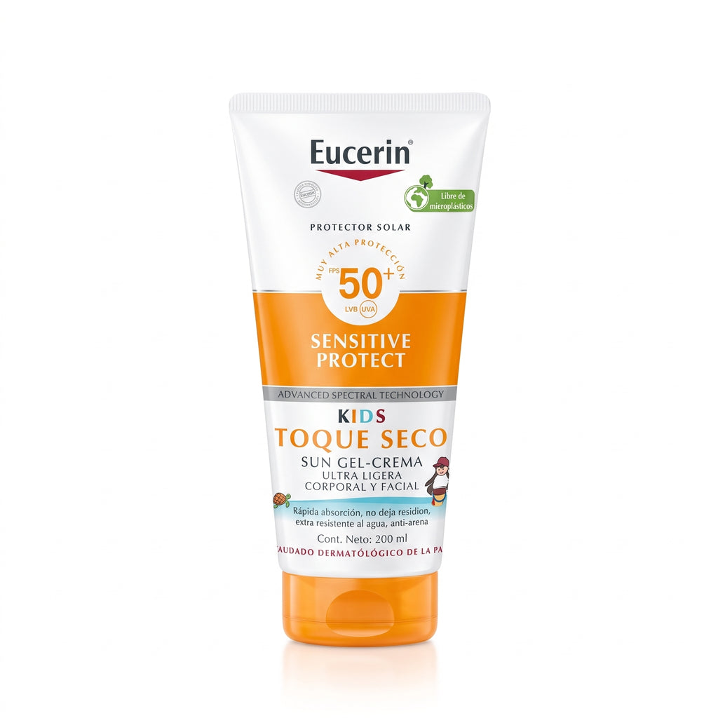Bloqueador Eucerin Toque seco Kids FPS50 200ml