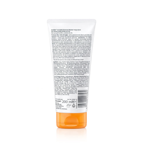 Bloqueador Eucerin Toque seco Kids FPS50 200ml