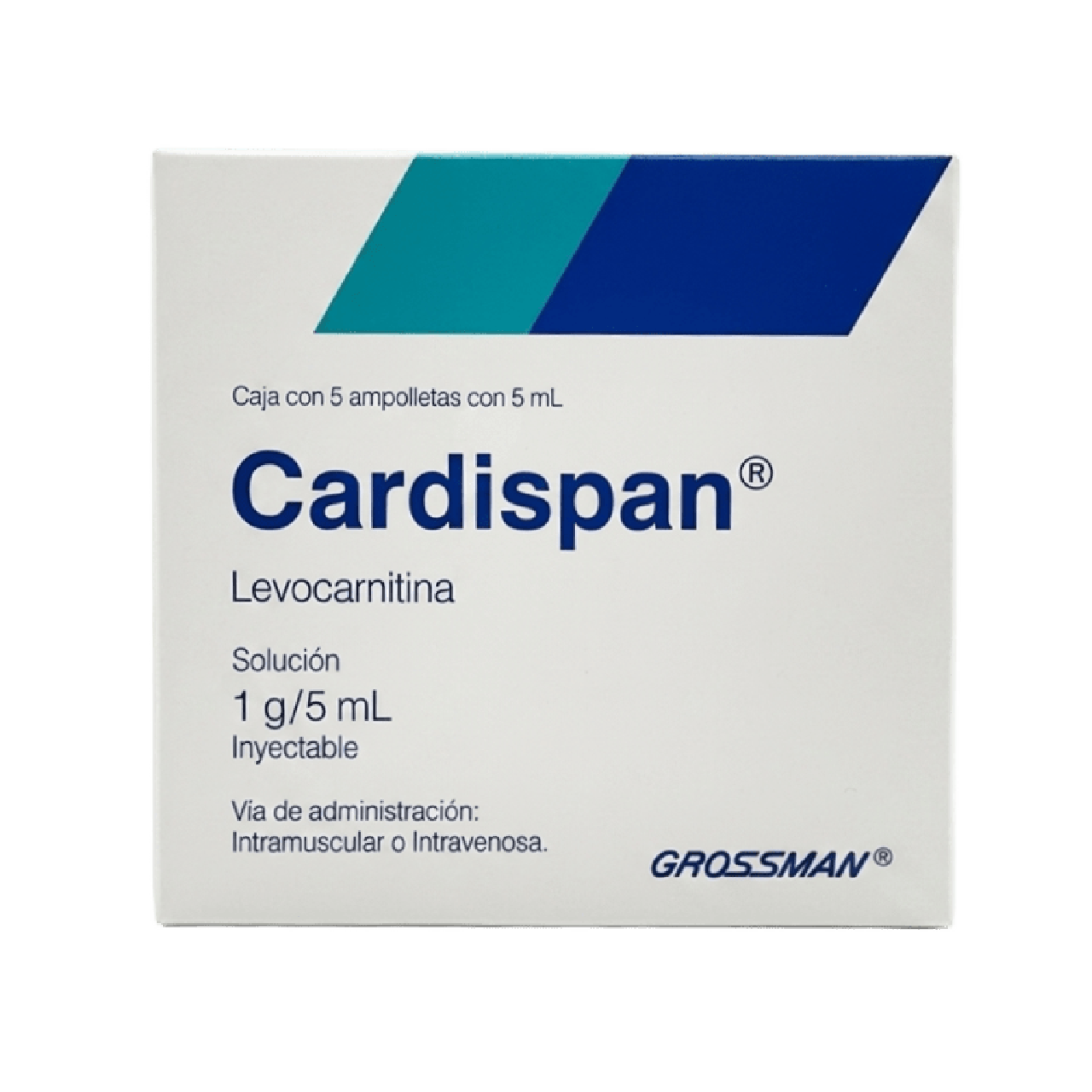 CARDISPAN 1 g/ 5 ml SOL INYECTABLE 5 AMP