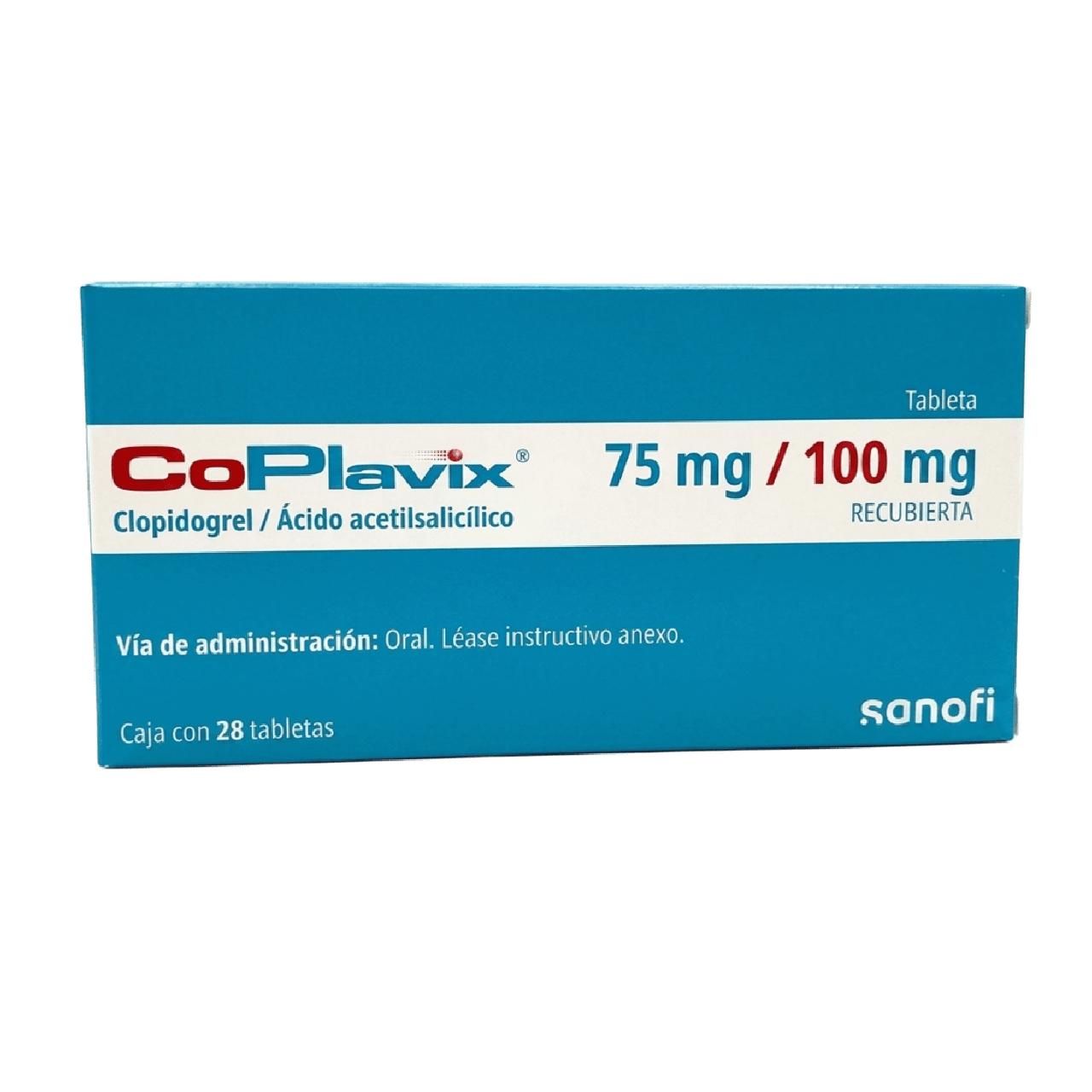 COPLAVIX 75/100 MG 28 TAB