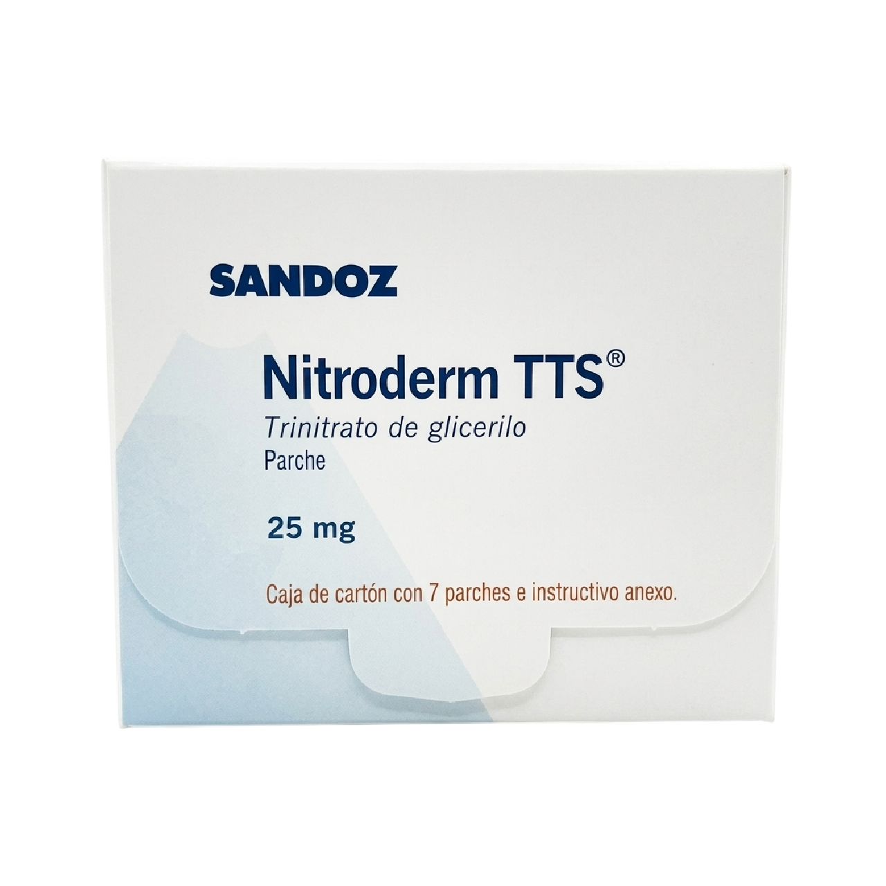 NITRODERM TTS 25/5MG 7 PARCHES