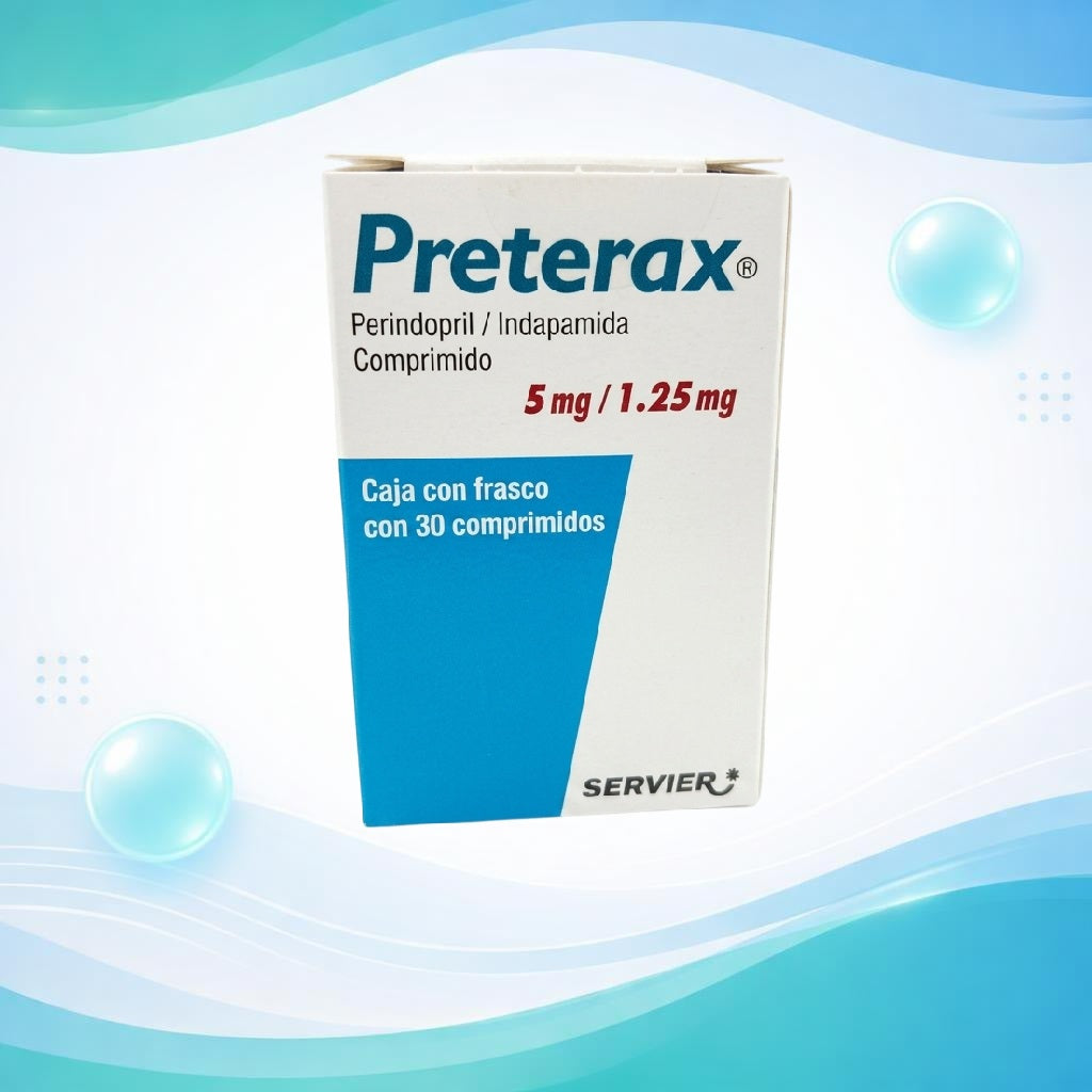 PRETERAX 5/1.25MG 30 CPR