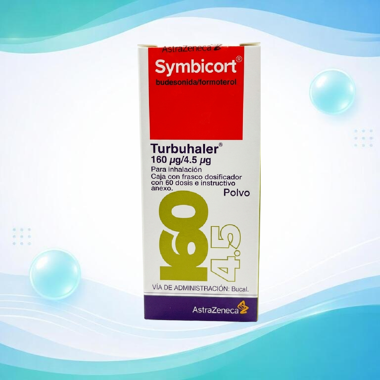 Symbicort 160/4.5 mcg polvo 60 dosis