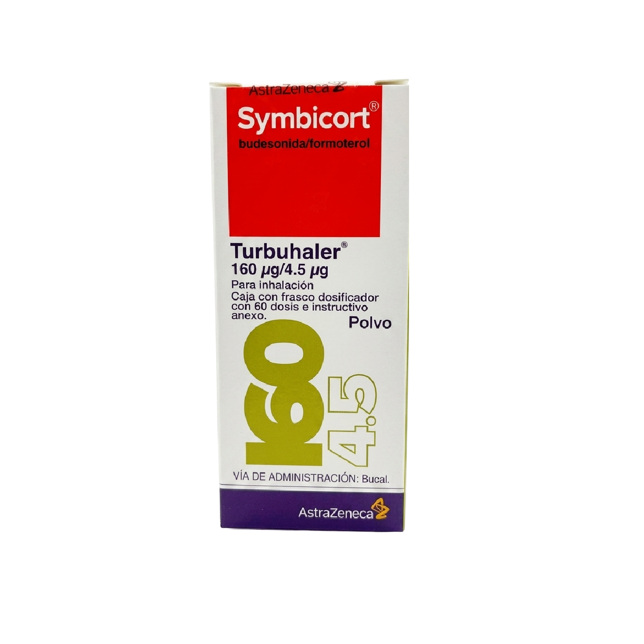 Symbicort 160/4.5 mcg polvo 60 dosis