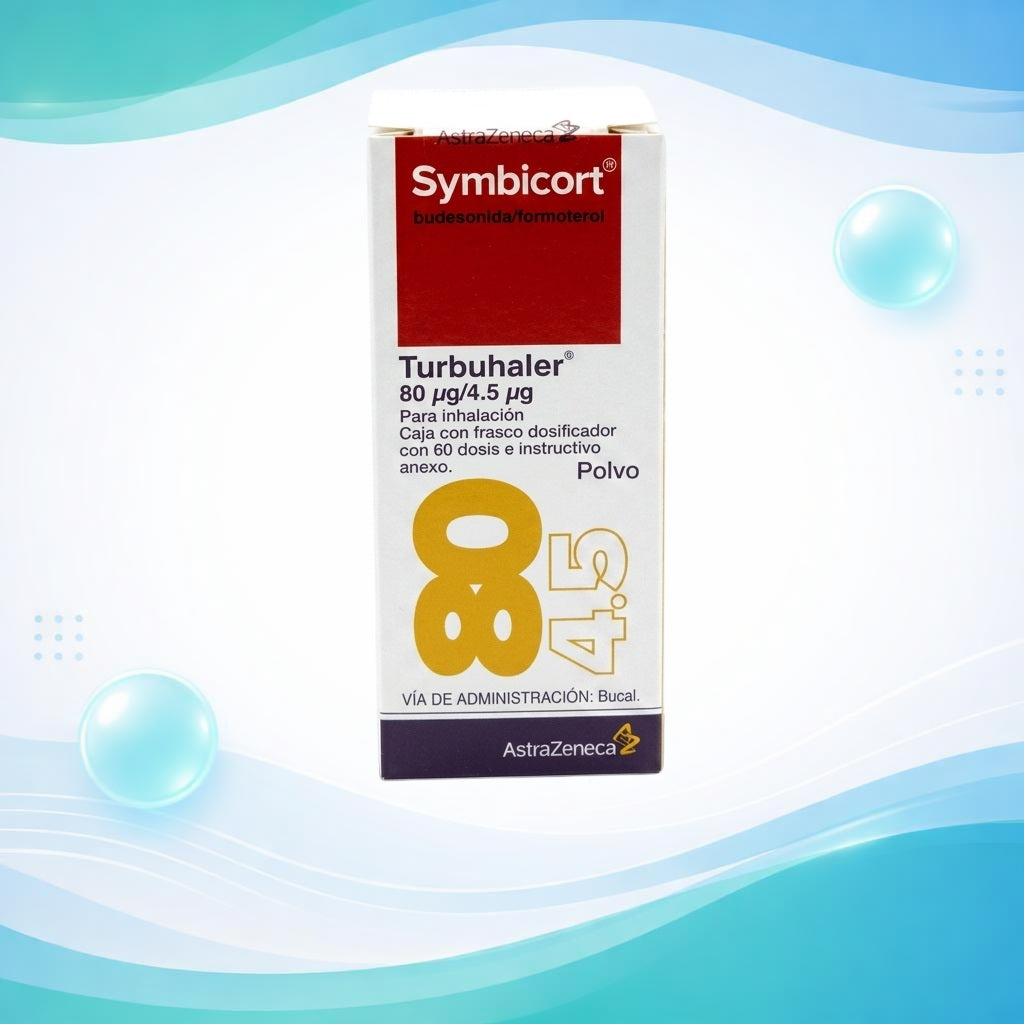 SYMBICORT 80/4.5 MCG PVO 60 DOS