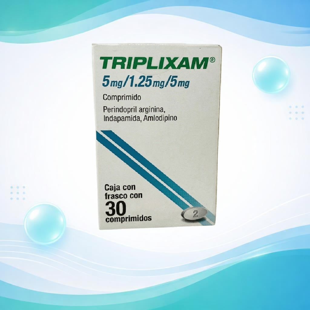TRIPLIXAM 5MG/ 1.25MG/5MG 30 CPR