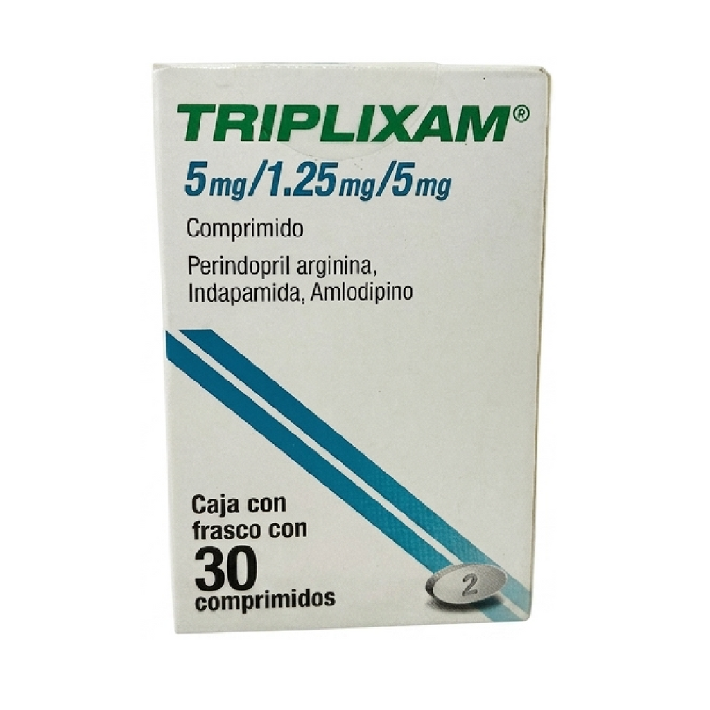 TRIPLIXAM 5MG/ 1.25MG/5MG 30 CPR
