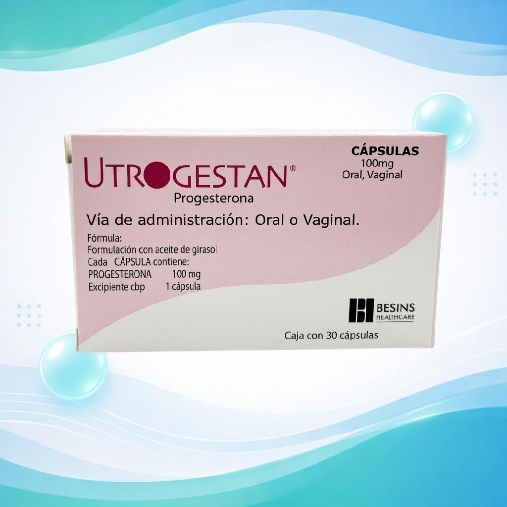 UTROGESTAN 100 mg C/30 CPS