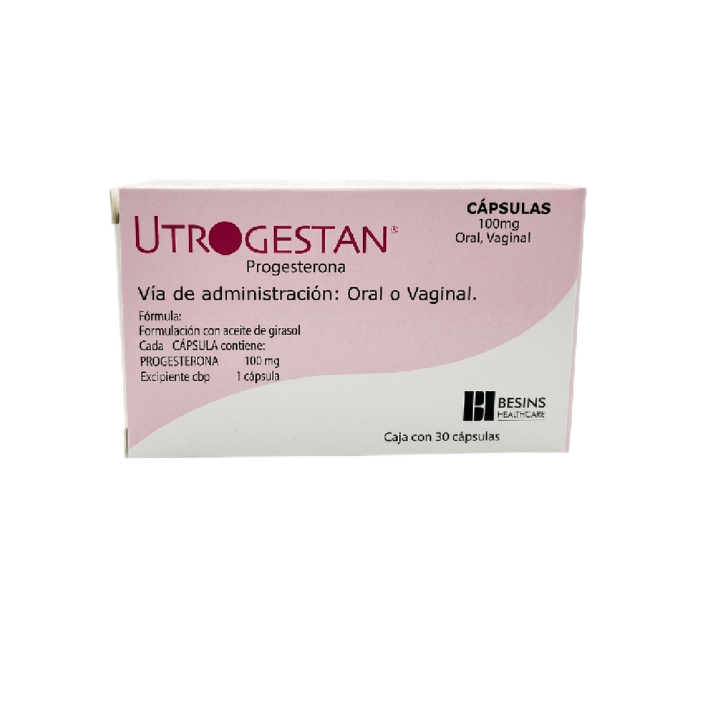 UTROGESTAN 100 mg C/30 CPS
