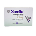 XARELTO 2.5 MG 56 CPR