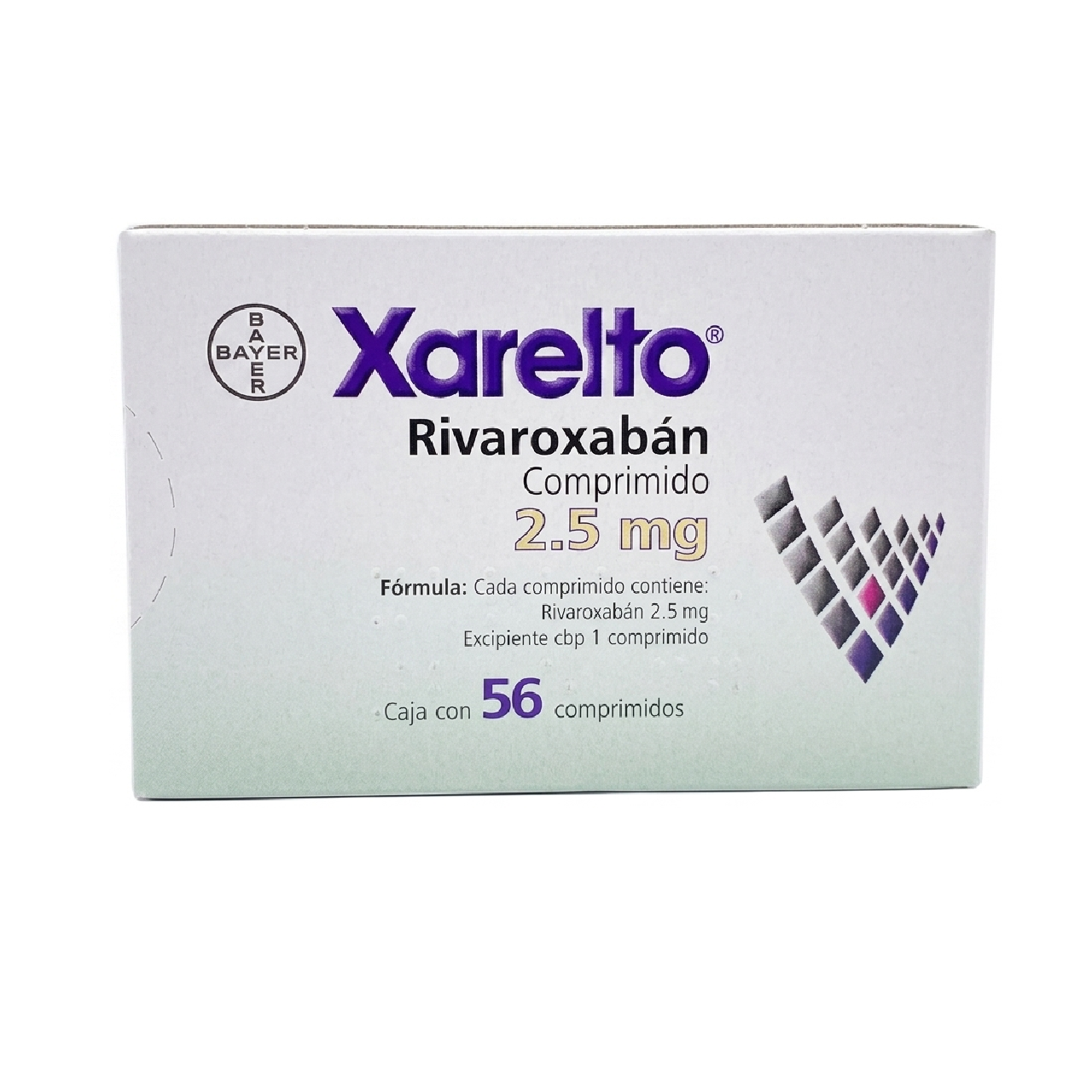 XARELTO 2.5 MG 56 CPR